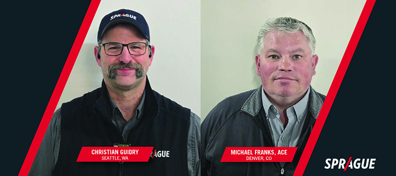 Sprague Announces Promotions of Two New Operations Managers