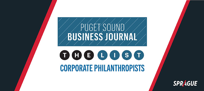 Sprague Pest Solutions named to Puget Sound Business Journal’s 2026 Corporate Philanthropists List