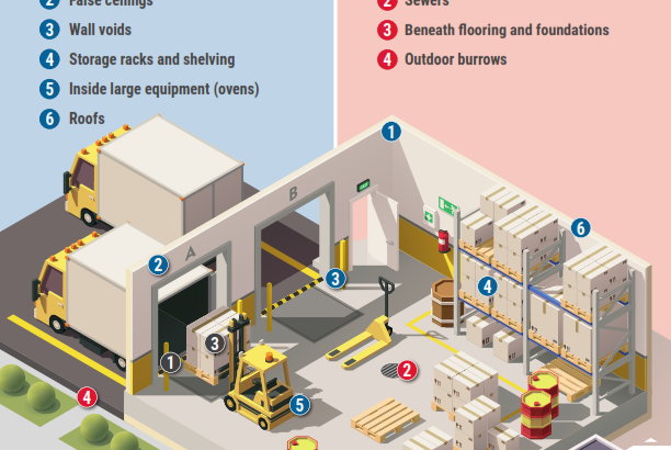 Rodent Hot Spots In Food Processing & Distribution Facilities