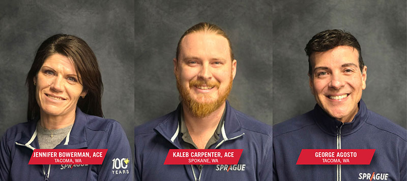 Sprague Announces Three New Operations Manager Appointments