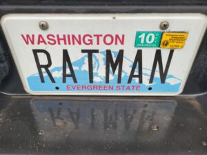 Vanity plates – Sprague Pest Solutions 